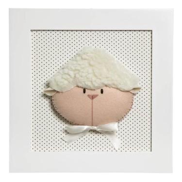Imagem de Quadro Decorativo Cara De Ovelha Quarto Bebê Infantil Menina Menino - 
