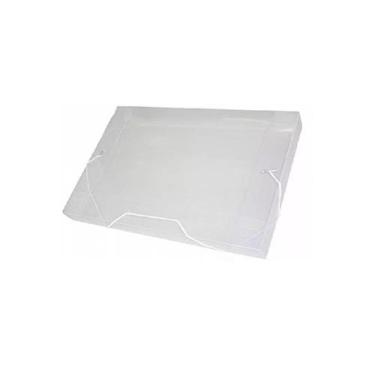 Imagem de Pasta Plástica 40mm Ofício Com Elástico Cristal Acp 