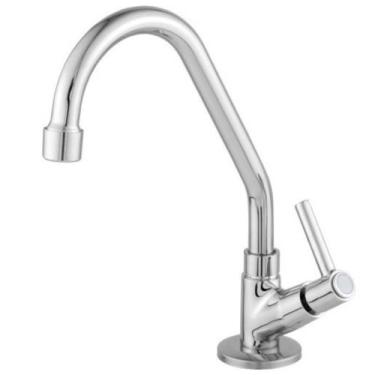 Imagem de Torneira 1169 C-34 1/4 Volta Cozinha Bica Móvel Bancada - LM, Cinza