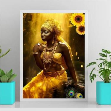 Imagem de Quadro Decorativo Fotografia Oxum 33x24cm - Quadros On-line