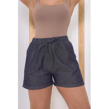 Imagem de Shorts Feminino  Cintura Alta com Elastico Primavera/Verão - Prirre Je