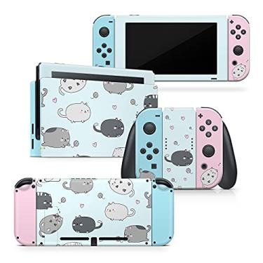 Imagem de Tacky Design Kawaii Skin Compatible with Nintendo Switch Skin Wrap Cover, Cute Skin for Nintendo Switch Stickers, Premium Vinyl 3M Full Wrap Decal (Cute Chubby)