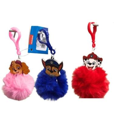Imagem de Chaveiro Pompom Patrulha Canina com Personagens - Toyng, AZUL, U