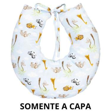 Imagem de Capa de Almofada Amamentação - Laura Baby, Safari Azul