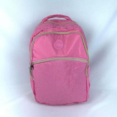 Imagem de Mochila Escolar Feminina Casual Reforçada Estrela rosa