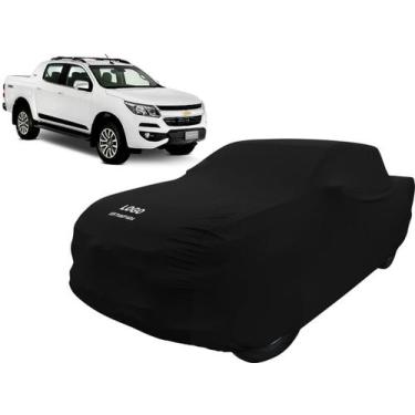 Imagem de Capa De Tecido Para Proteção Do Carro Chevrolet S10 Luxo - Mz, Preta
