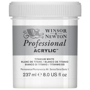 Imagem de Tinta Acrílica Profissional Winsor 237ml Titanium White - Winsor & New