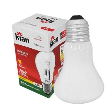 Imagem de Lâmpada Bulbo R63 Halógena 70W 220V E27 Soft White - KIAN, 220V