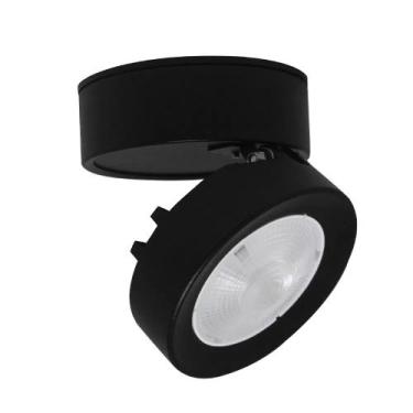 Imagem de Spot Sobrepor 7w Led Redondo Direcionável Luz Teto Alumínio - Embralum