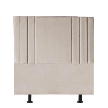 Imagem de Cabeceira Estofada Cama Box Solteiro Grécia 110cm material sintético -