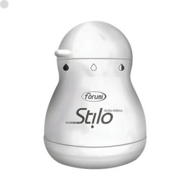 Imagem de Chuveiro Ducha Elétrica Stilo 3t 220v 5400w Branco - Forusi