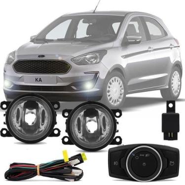 Imagem de Kit Farol Neblina Milha Ká 2019 2020 2021 com moldura - Suits