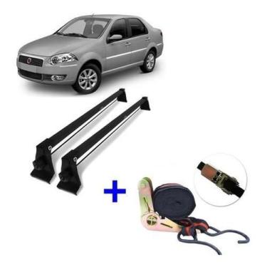 Imagem de Rack De Teto B Fiat Siena 1999 Até 2011 + Cinta Catraca - Vhip