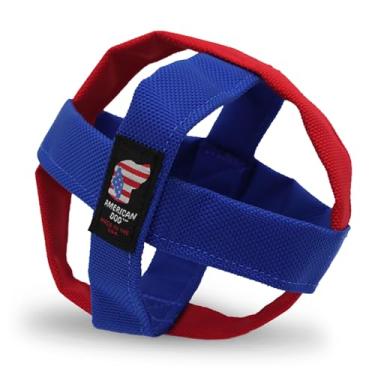 Imagem de American Dog Gaiola de catapulta – Brinquedo durável para cães de buscar e puxar, feito nos EUA, seguro para animais de estimação, lavável na máquina, material de nylon balístico 1680 para colagem,