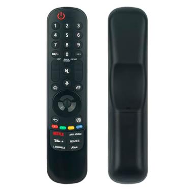 Imagem de Controle remoto de voz de substituição MR23GA AKB76043112, adequado para Smart TV LG OLED evo M Series 4K e para todas as TVs LG 2023