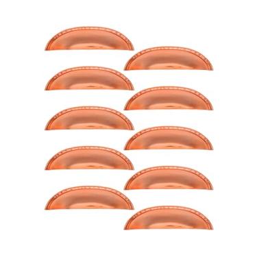 Imagem de Puxadores de Gaveta Colonial Kit com 10 Peças Concha Puxador Moveis (Rose Gold)
