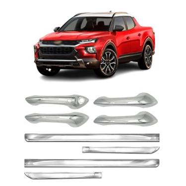 Imagem de Kit para Adaptável Para Montana 2023 Aplique Maçaneta 4 Portas C/1 Keyless Friso Lateral da Porta X-Treme.