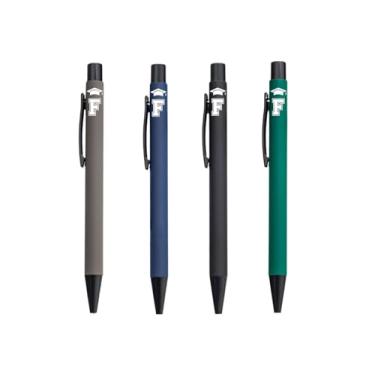 Imagem de Class of 2025, presentes de formatura com inicial, conjunto de 4 canetas esferográficas, canetas inspiradoras engraçadas, ferramentas de escritório para formatura - preta, F