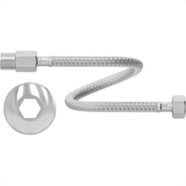Imagem de Engate Cromado Flex Censi 30Cm Malha Inox