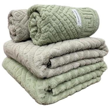 Imagem de Jogo de Toalha Banhão Buddemeyer Olimpo Extra Soft Gigante Algodão 4pç