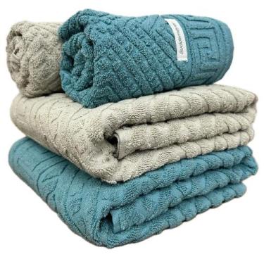 Imagem de Jogo de Toalha Banhão Buddemeyer Olimpo Extra Soft Gigante Algodão 4pç