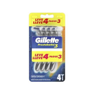 Imagem de Gillette Prestobarba 3  - Aparelho de Barbear 4 Unidades