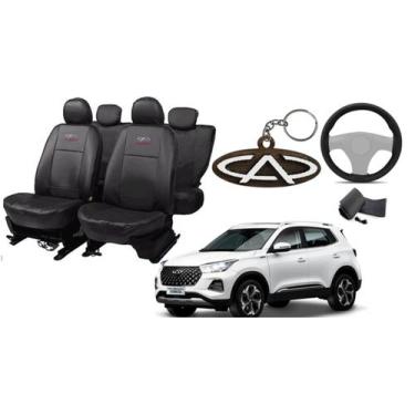 Imagem de Conjunto capa couro Tiggo 5X Pro 2019 a 2024 oferta - iron tech