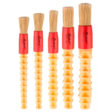 Imagem de Kit Pincéis Para Detalhamento Automotivo Roma Pincel