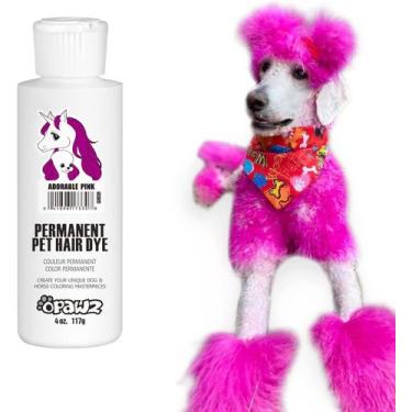 Imagem de Tintura de Cabelo Permanente OPAWZ Adorable Pink para Cães e Cavalos