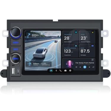 Imagem de Rádio Estéreo Automotivo Juforca 7" HD 64GB para Ford F-150 (2004-2008