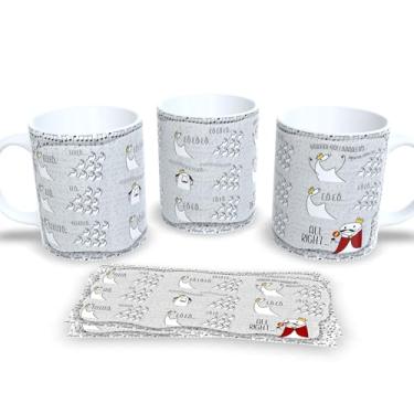 Imagem de Caneca Queen Branca de Porcelana Personalizada Musical Engraçada (Queen 1)