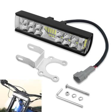 Imagem de MLWRID Kit de farol de 60 W com suporte de montagem de farol, holofote branco 6000K para Sur-Ron Light Bee X/S e Segway X160 X260