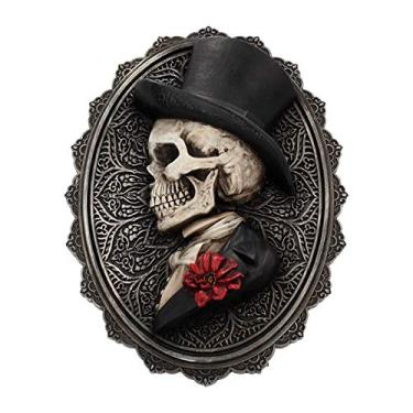 Imagem de Nemesis Now Placa de parede bonita 24 cm cinza, poliresina, 22 cm