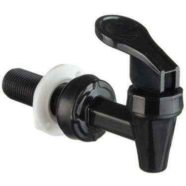 Imagem de Torneira Para Filtro De Barro Bebedouro Suporte Galão Água - Preta - N