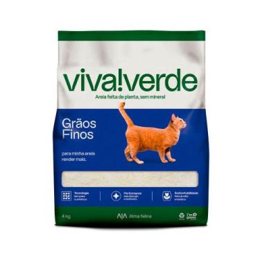 Imagem de Areia Higiênica Viva Verde - Limpeza Plena 4 Kg