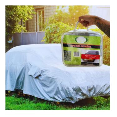 Imagem de Capa Para Cobrir Carro Automovel 482x175x119cm 100% Impermeável Contra Chuva Sol