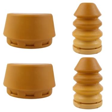 Imagem de Lssapr 52088684AB Kit de pára-choques dianteiro e traseiro, substituição de borrachas de amortecedor de suspensão inferior superior para Jeep Liberty KJ 2002-2007, 52088705AB