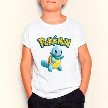 Imagem de Blusa Pokémon Camisa Anime Camiseta Squirtle - criattivis, 4 anos