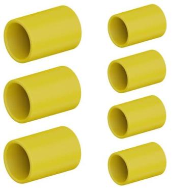 Imagem de 7 Luvas De Eletroduto Pressão Pvc 1/2'' 20mm Tigreflex