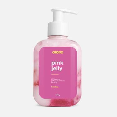 Imagem de Gel Creme Hidratante Sensual Beijável Olove Pink Jelly Chiclete 250g -
