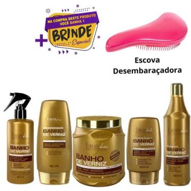 Imagem de Kit Banho de Verniz Grande 5 Peças Original! - Forever Liss