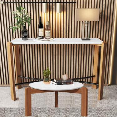 Imagem de Kit Aparador Austria com Mesa de Centro Sala de Estar Escritório - Com