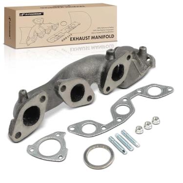 Imagem de A-Premium Kit de coletor de escape direito com junta de coletor, flange, parafusos e porcas [3.0L] Compatível com Nissan Pathfinder 1987-1995, D21 1986-1994, Pickup 1995