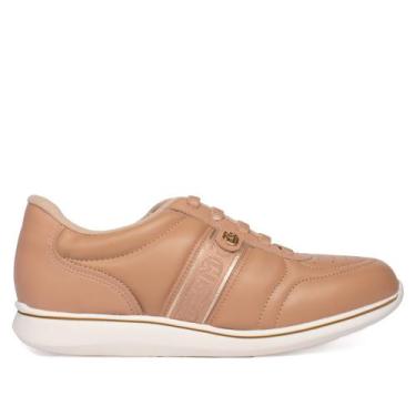 Imagem de Tênis Feminino Modare Napa Stretch Dourado Nude, Nude, 37