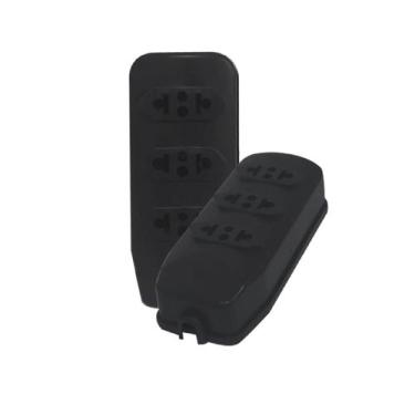 Imagem de Tomada em Barra 10A - 3 Pontos Preta - NEXT