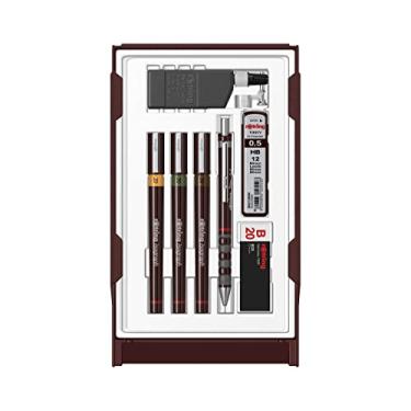 Imagem de ROtring Conjunto de canetas de desenho técnico Isograph com 3 canetas (0,2 a 0,5 mm)