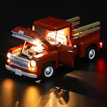 Imagem de GEAMENT LED Light Kit Compatible with Lego Pickup Truck - Lighting Set for Creator 10290 Building Model (Lego Set Not Included)