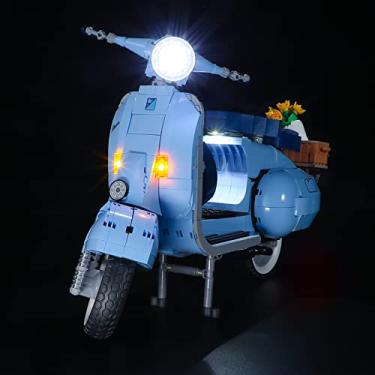 Imagem de GEAMENT LED Light Kit Compatible with Lego Vespa 125 - Lighting Set for Creator 10298 Building Model (Model Set Not Included)