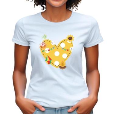 Imagem de Camisa babylook tema junino festa junina ideal arraiá escola estampa d