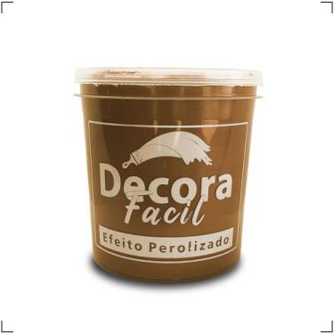 Imagem de Decora Fácil - Cimento Queimado Perolizado 1kg - Decora Brasil Tintas 